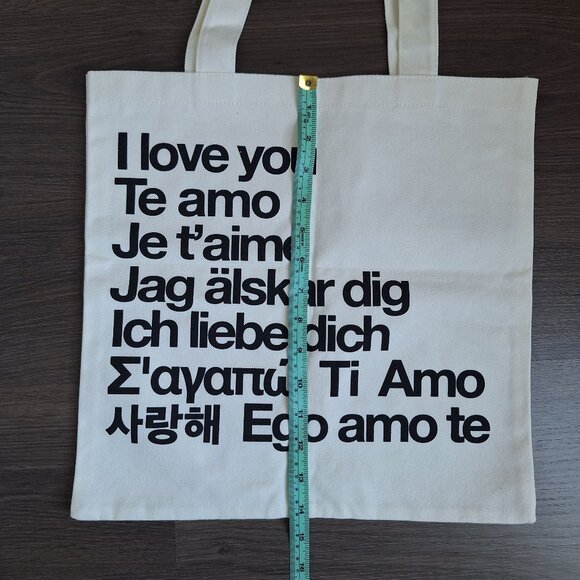 Forever 21 "I Love You" Graphic Tote Bag - Picture 5 of 5